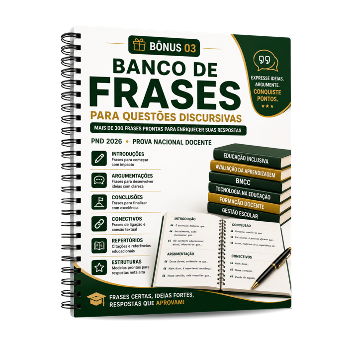 Banco de Frases para Questões Discursivas